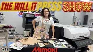 DTF MAGIC UNLEASHED! Mimaki DTF Transfers Tested on EVERYTHING! | WILL IT PRESS? LEAVE A COMMENT