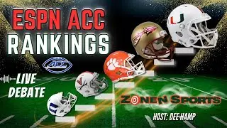 ESPN Drops New ACC Rankings! Who&rsquo;s Overrated & Underrated? | Week 7 Debate