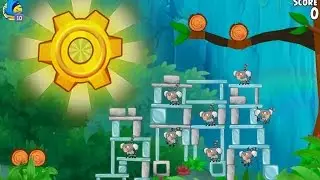 Angry Birds Rio Gear #3 Walkthrough Level 6 Timber Tumble