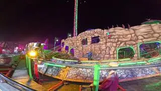 Berlin Lichtenberger Winterzeit 2025 - rollercoaster High Explosive (Vorlop) On ride
