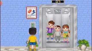 Lift safety for kids | Early learning | Educational cartoon
