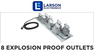Explosion Proof 8 Outlet Extension Cord - (8) Outlets - 20A Continual Service - 25' SOOW Cable
