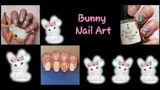 Bunny Nail Art - Stamping Collab April 2022
