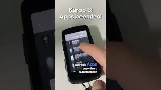 Karoo App abst&uuml;rzt? Wie beendet man Apps?  #hammerheadkaroo3  #karoo3