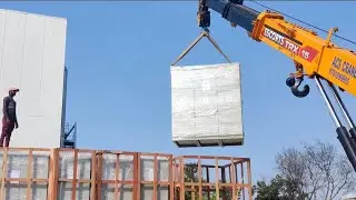 NIS & NGR PANELS UNLODING AIRPORT L&T SITE