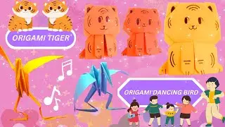 Origami Tiger Tutorial - Origami Paper Tiger 2022 - DIY Origami Tiger Step by Step Easy Instruction