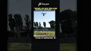 Drones Fighting Fires! 🚁 #shorts #technology #safety #drones