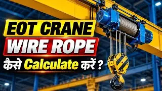 🔥 How to find the correct size of EOT Crane Wire Rope? | Full Calculation Guide in Hindi @Technic...