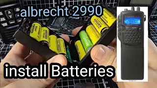 Albrecht AE-2990  INSTALL BATTERY PACK