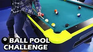 REAL LIFE 8 BALL POOL CHALLENGE AT THE ARCADE!!!