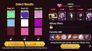 *NEW* AFFINITY SYSTEM & CHANGING COSTUME COLOURS?! More Events/Rewards! (Action Taimanin)