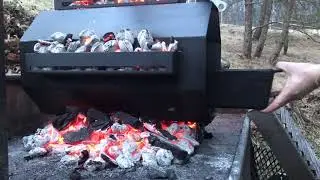 Crafted Fire South African Oven and Grill Fresh baked bread with charcoal