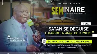 CULTE JUDI 27/01/2022 THÈME  LE FILS DU DIABLE VEUT SE COMPARER AU FILS DU DIEU