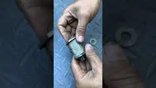Handmade bushing #diy #bushing #armbushing #swingarmbushing #rubberbushing #shortvideo #ideas