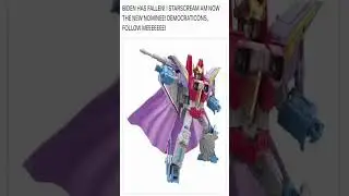 BIDEN HAS FALLEN, I AM YOUR NEW LEADER! #starscream #transformers #voiceactor #voiceover
