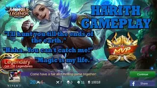 HARITH GAMEPLAY WITH ZERO DEATHS | MLBB 2019