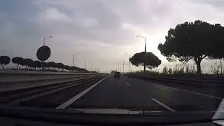 [Motorways in Italy]. Roma. Autostrada A91 dall'Aeroporto Leonardo da Vinci di Fiumicino al G.R.A.
