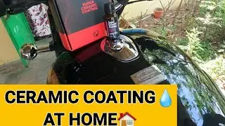 How to do Ceramic Coating of bike at Home On Royal Enfield Reborn At Home 2022