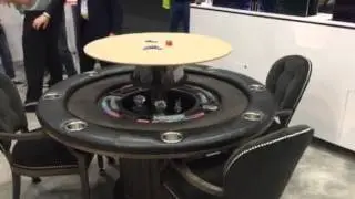 Nexus 21 Speakeasy Poker Table with Hidden Bar - CEDIA 2015