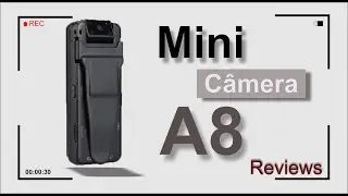 Mini Câmera Espiã Policial A8 - Reviews - Câmera Espiã com WiFi Acesso remoto de onde estiver