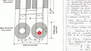 Over all dimensions of transformer, Estimation of No load current in single and three phase -K. C. H