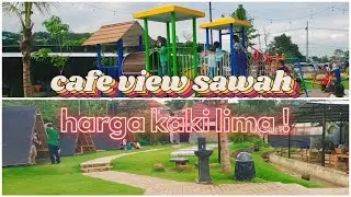 KOPI TELU SAWAH VIEW|cafe dan playground|ngopi di prigen pasuruan