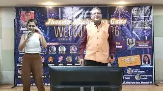 Aanewale Saal Ko Salaam- Soniya ji & Dr. Vijay ji in Jhoomo Nacho Gaao-12 by A B Desai Karaoke Show