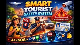 Smart Tourist Safety System: AI-Powered Geo-Fencing, SOS & Blockchain Digital ID