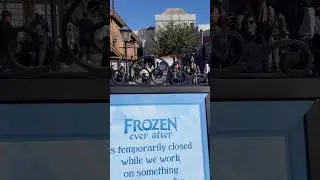 Frozen Ever After at EPCOT Closed #refurbishment #frozen #epcot #wdw #disney #shorts