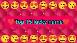 Top 15 lucky name II Love quiz game II fun video #beautifulname @pkkhalnayak1673