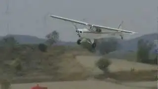 Piper PA-18-150 Super Cub EC-JJL landing at LEIG