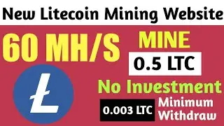 Free litecoin mining site without investment |  Free litecoin mining 2023 | LTC miner