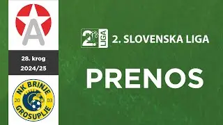 Aluminij - Brinje Grosuplje | 28. krog 2. SNL 2024/25 | Stream