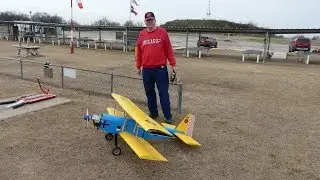 Steve's Scratch-Build Coroplast Bi-Plane on 3-8-19