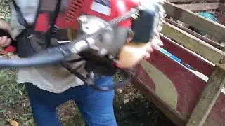 roçadeira costal Toyama vejo um probleminha