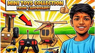 My All Small Cardboard Vehicles 😍 ~ रिमोट कंट्रोल बना दिया पूरा गद्दा से 🤯 || Mr Bhuneshwar Vlogs 