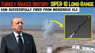 Turkey Makes History: SIPER-1D Long-Range SAM Successfully Fired from Indigenous MIDLAS VLS