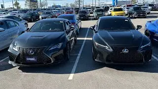 Lexus RC F & Lexus IS 500 F Sport Performance Walk About