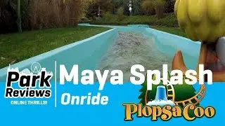 Maya Splash (onride) - Plopsa Coo 2016 | ParkReviews
