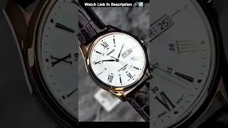 Casio Classy White Brown Leather Luxury Elegant Men's Watch #luxurywatchesformen #elegantwatches