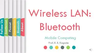 What is Wireless LAN | Bluetooth | Mobile Computing | ProfRBKagade | L07 | LLAGT #LLAGT