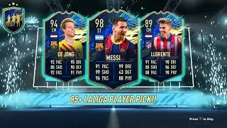 OPENING X3 85+ LALIGA PLAYER PICKS!! 1.7M TOTS PACKED!! - FIFA 21 Ultimate Team