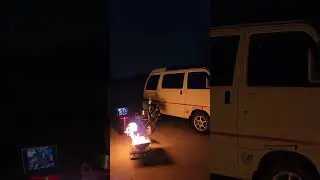 kei van camping #shortsfeed #shortsviral #shortsyoutube #trending #jdm #camping #daihatsu #keivan