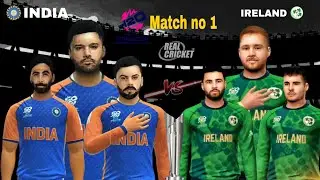 India vs Ireland Match 1 | T20 World Cup 2024 | Real Cricket&trade; Enhanced graphics Gameplay