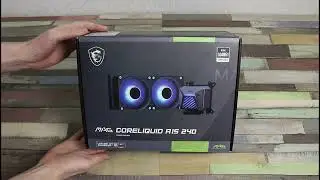 MSI MAG CORELIQUID A15 240 Liquid Cooling Unboxing