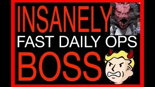🙀 DAILY OPS BOSS RUNS AWAY LIKE COWARD Fallout 76 Wacky Double Daily Ops Event FO76 STALKING CULTIST