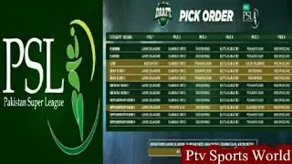 PCB announces PSL 2018 Draft Pick Order for all categories | PSL 3 draft to be held on 12 November