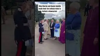 King Charles and Queen Camilla made their first official visits to Suffolk in Newmarket.