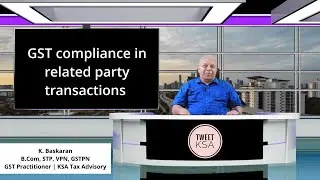 GST compliance in related party transactions