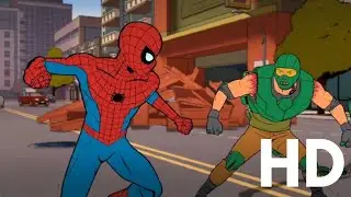 Spiderman vs Scorpion last fight Your friendly neighborhood Spiderman Season 1 Episode 9
